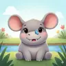 Hippo so cute